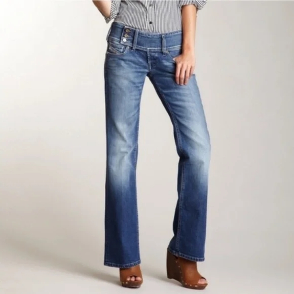 Diesel Women's Blue Boot Cut Jeans